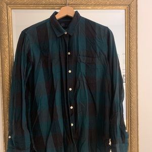 Green Plaid Shirt